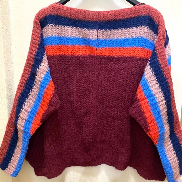 Free People Aplaca See The Rainbow Sweater - Picture 8 of 13